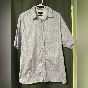 Ted Baker Lavender Geometric Men's Shirt
